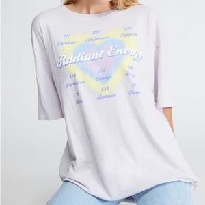 Pacsun golden hour radiant energy oversized t shirt